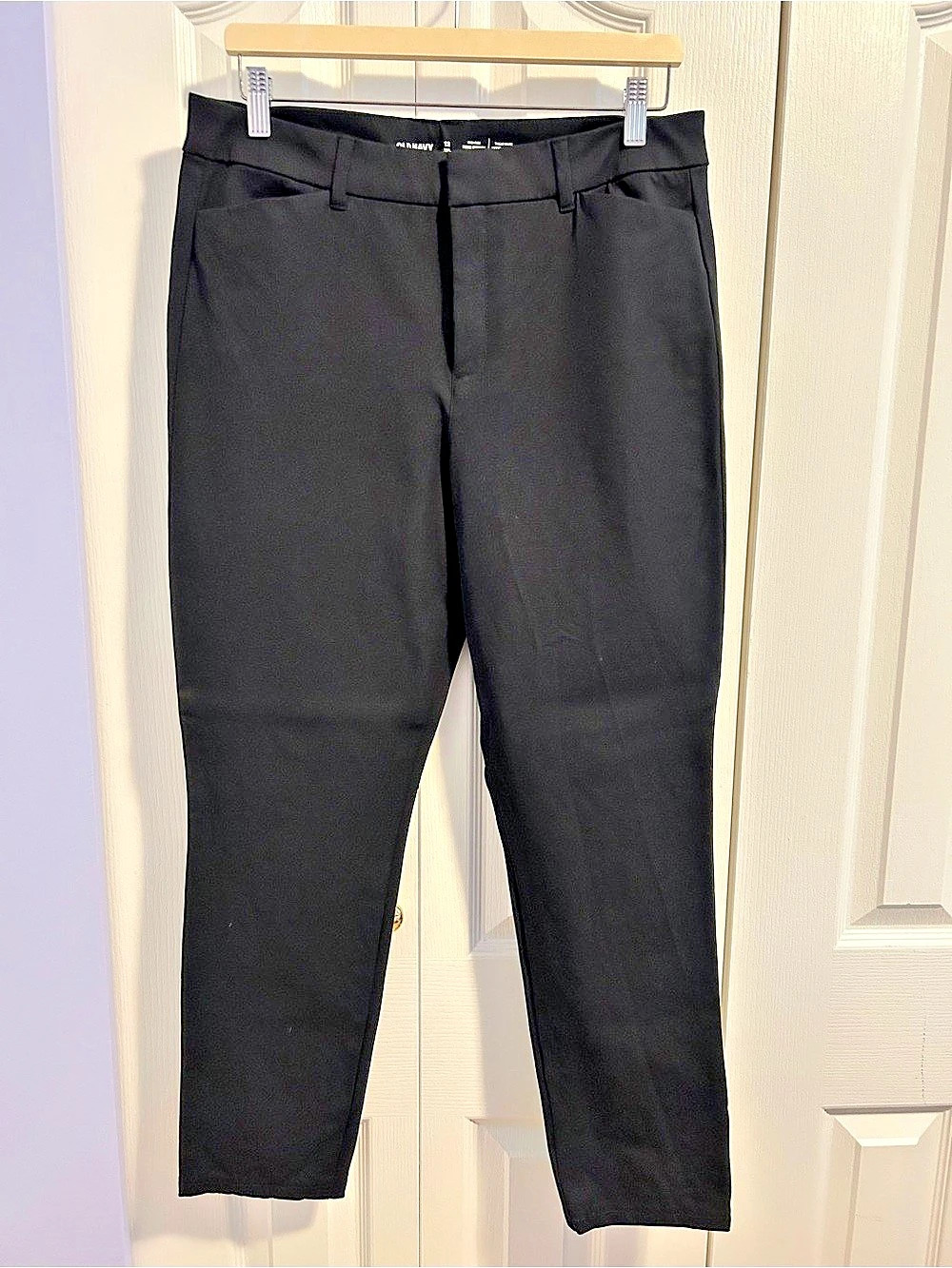 Old Navy High-Rise Pixie Skinny Secret-Smooth Pockets Pants Black Size 12